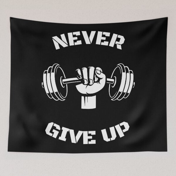 Item preview, Never Give Up designed and sold by Tamhanstar.