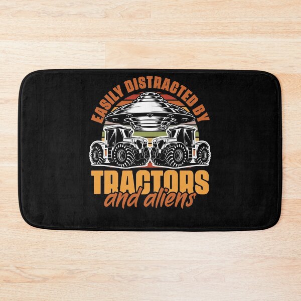 Item preview, Easily Distracted By Tractors Funny Farmers Alien Fanatics designed and sold by Nessshirts.
