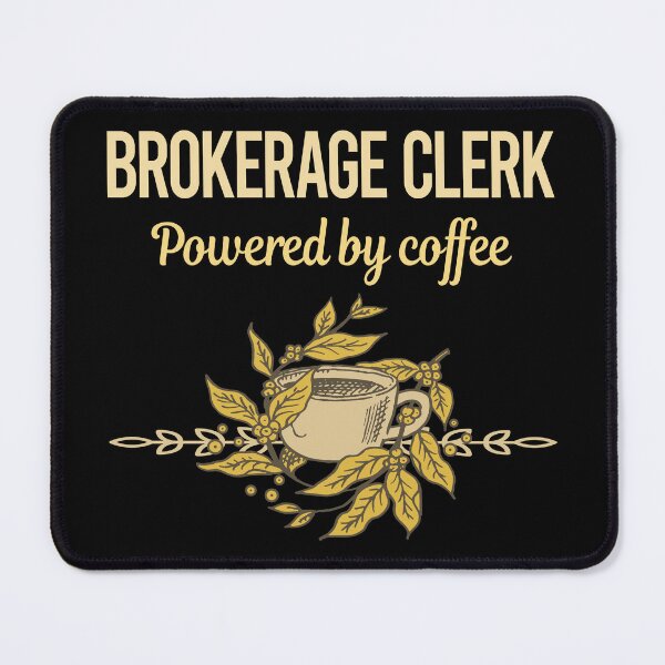 Item preview, Powered By Coffee Brokerage Clerk designed and sold by toniabrendaom.