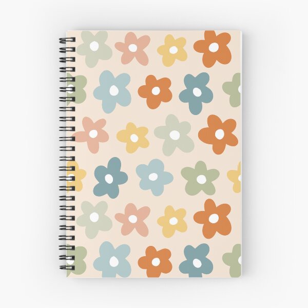 Item preview, Retro Flowers Pattern designed and sold by Ashley Castleton.