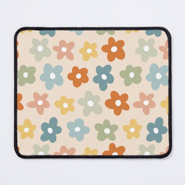 Item preview, Retro Flowers Pattern designed and sold by Ashley Castleton.