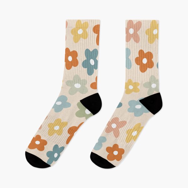 Item preview, Retro Flowers Pattern designed and sold by Ashley Castleton.