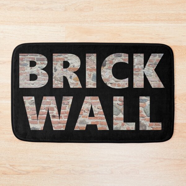 Item preview, Brick wall pattern inside a text designed and sold by onum2018.
