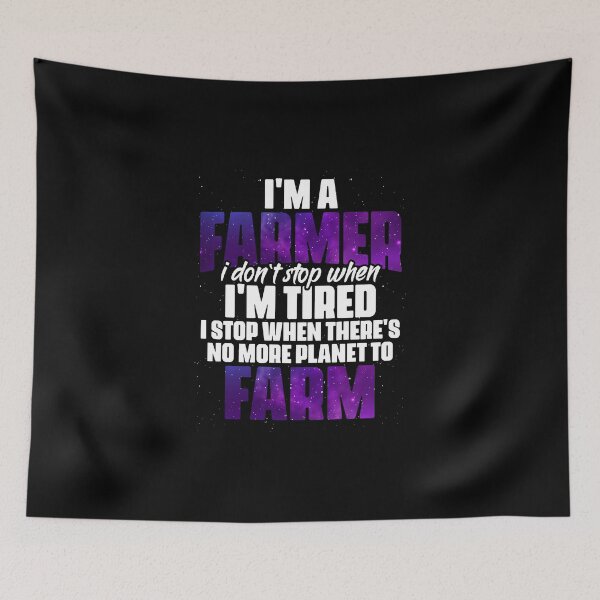 Item preview, I'm A Farmer Funny Planet Farming Humor For A Space Fanatic designed and sold by Nessshirts.