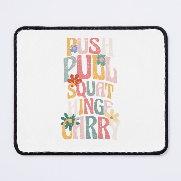 Item preview, Push Pull Squat Hinge Carry Fitness Workout Exercise Gym designed and sold by 5thseason-shop.