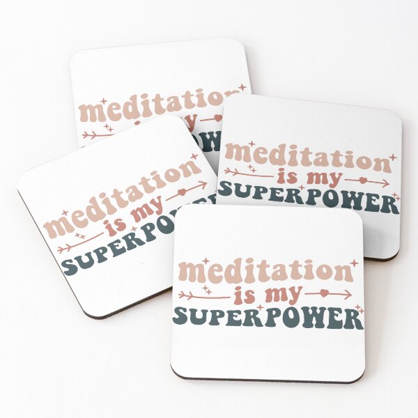 Item preview, Meditation is my superpower designed and sold by Vinylified.