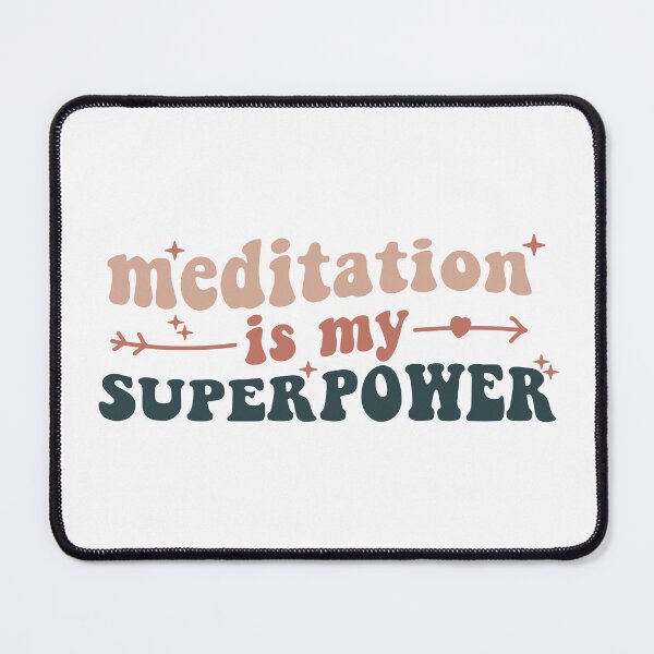 Item preview, Meditation is my superpower designed and sold by Vinylified.