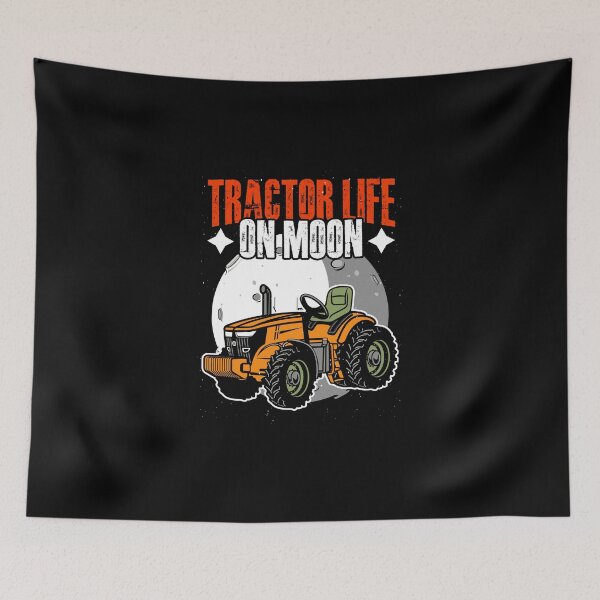 Item preview, Tractor Life Funny Moon Farming Humor For A Space Humor Fan designed and sold by Nessshirts.