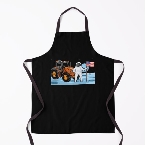 Item preview, Funny Astronaut Tractor Operator On Moon For Patriot Farmers designed and sold by Nessshirts.