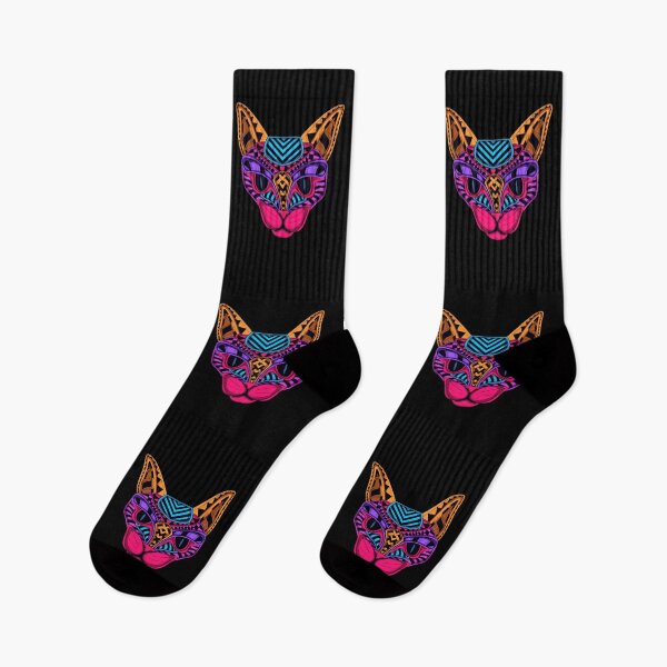 Item preview, Black Neon Cat designed and sold by contenty.