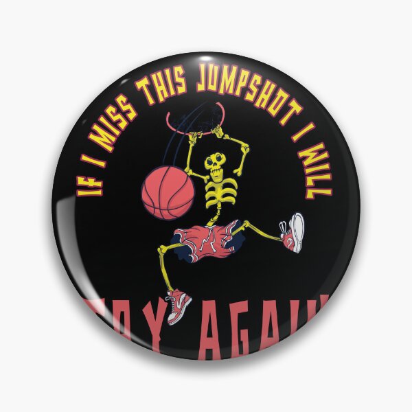 Item preview, If I Miss This Jumpshot I Will Try Again Vintage Retro Funny Halloween Skeleton Basketball designed and sold by Countrysmart.