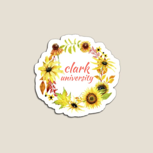 Floral Clark U Magnet