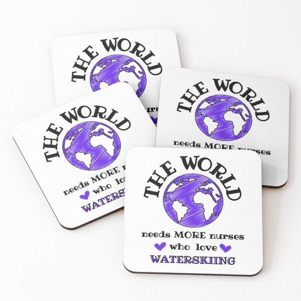 Item preview, The world needs more nurses who love waterskiing designed and sold by TheGreenGoat.