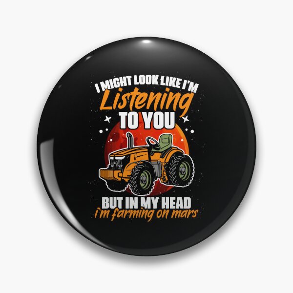 Item preview, I Might Look Like I'm Listening To You Funny Mars Farming designed and sold by Nessshirts.