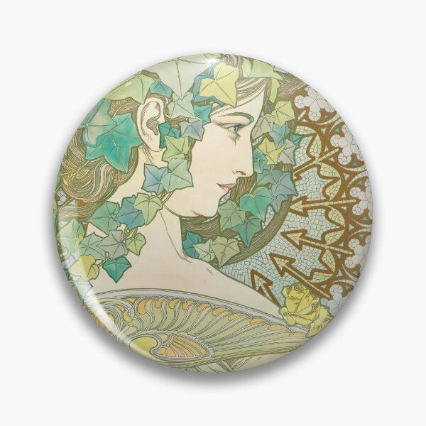 Item preview, Ivy by Alphonse Mucha, 1901 designed and sold by Vintage Wall Art.