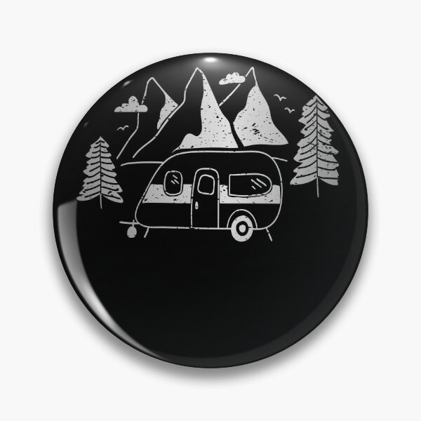 Item preview, Retro Vintage Camping Trailer & Mountains National Park Gift designed and sold by Countrysmart.