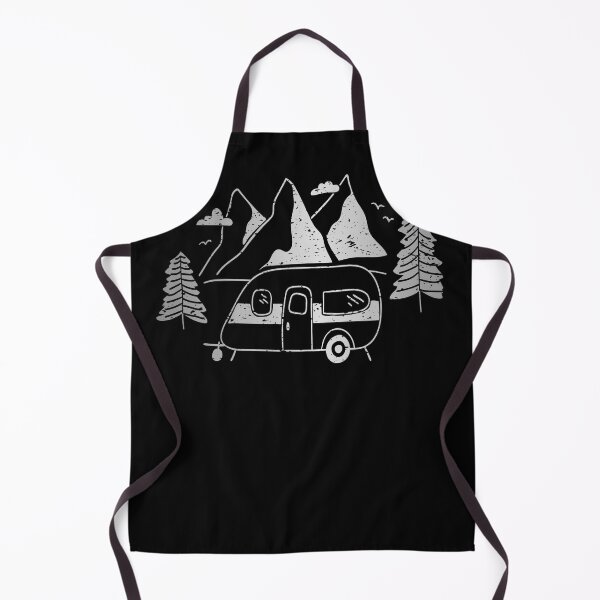 Item preview, Retro Vintage Camping Trailer & Mountains National Park Gift designed and sold by Countrysmart.
