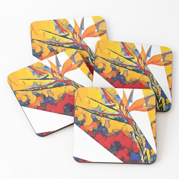 Item preview, Bird of Paradise colorful artwork  designed and sold by GenevieveDArt.