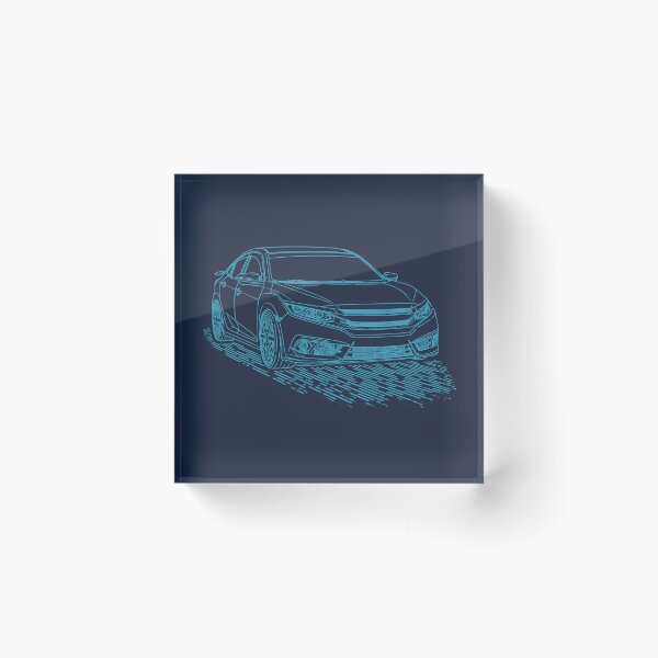 Item preview, JDM Civic Lineart Blueprint designed and sold by JDM Guyvit.
