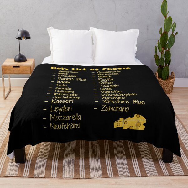 Item preview, A-Z Holy List of Cheese designed and sold by CheesyPetDesign.