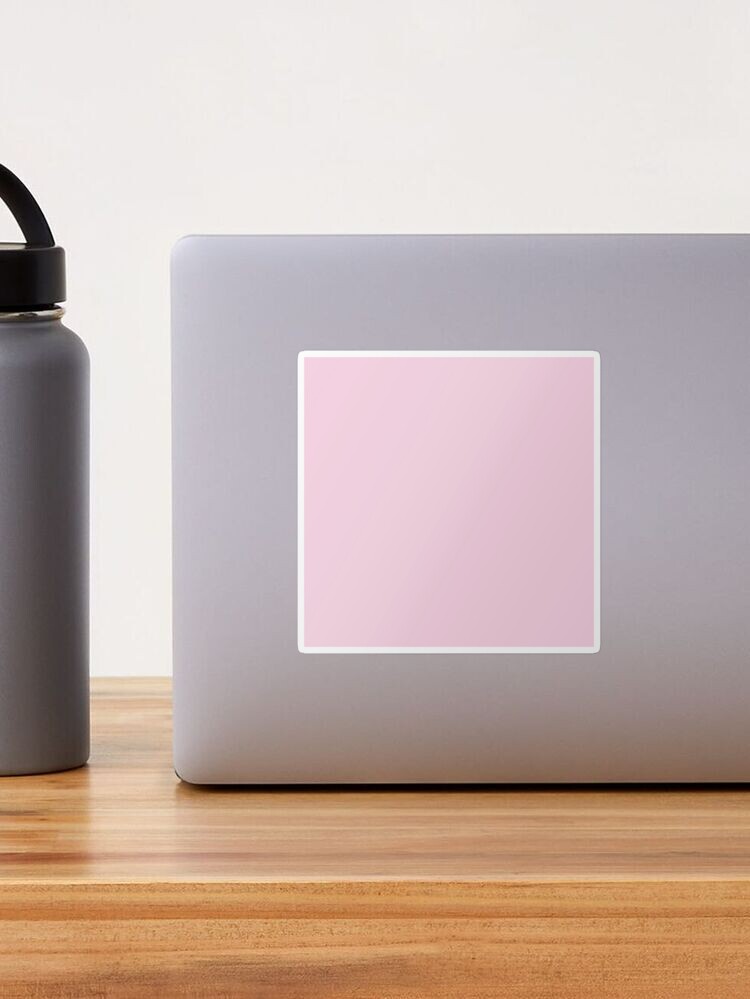 Baby Pink pale pastel solid color Water Bottle