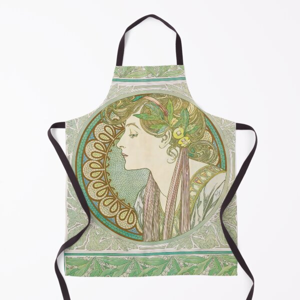 Artikelvorschau, Lorbeer von Alphonse Mucha, 1901 entworfen und verkauft von Vintage Wall Art.