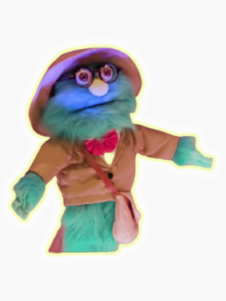 "Glowing Puppet " Sticker for Sale by HONEYLOVECA Redbubble