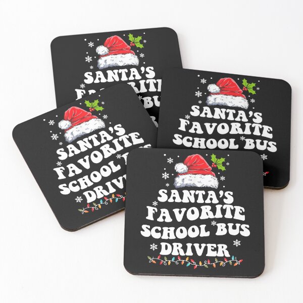 Item preview, Funny Santa's Favorite School Bus Driver Christmas Men Women Gift designed and sold by AmapolaSerrato.