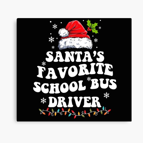 Item preview, Funny Santa's Favorite School Bus Driver Christmas Men Women Gift designed and sold by AmapolaSerrato.