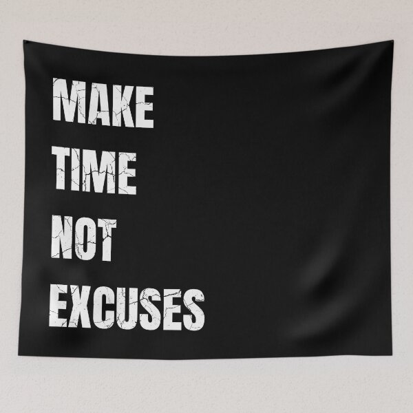 Item preview, Make Time Not Excuses  designed and sold by KingsManKind.