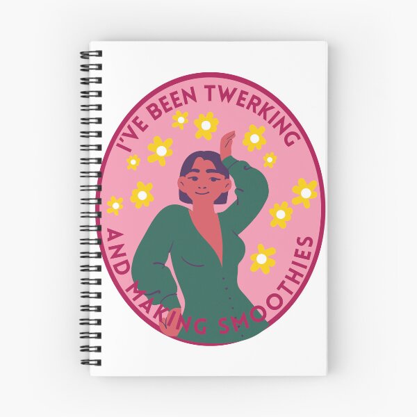 Item preview, Twerking + Making Smoothies Sticker Badge designed and sold by baldbird.
