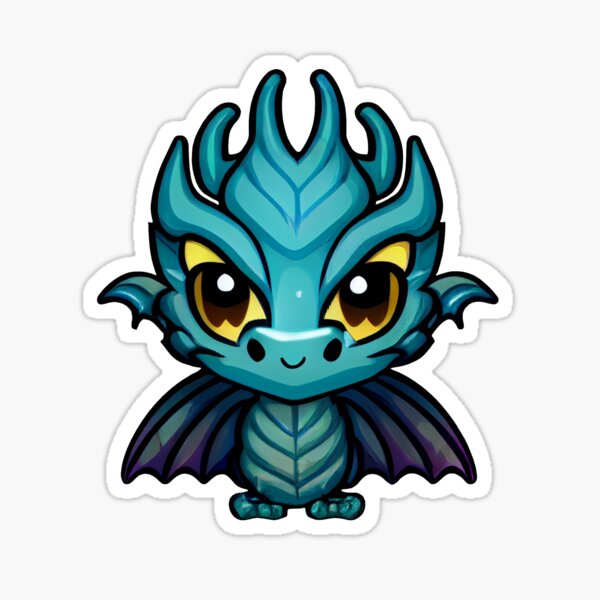 Little Deepwater Dragon Sticker