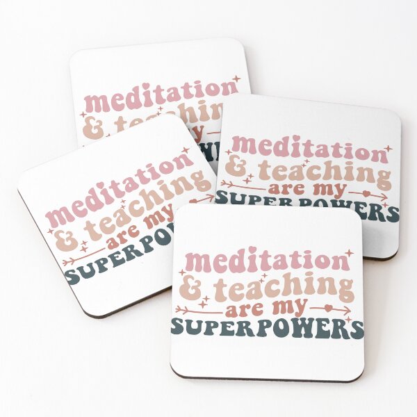 Item preview, Meditation and teaching are my superpowers designed and sold by Vinylified.