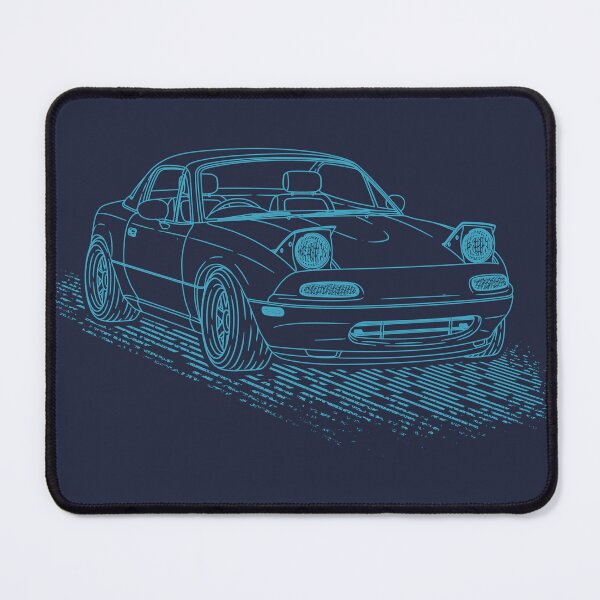 Item preview, Mazda MX5 Miata Lineart Blueprint designed and sold by JDM Guyvit.