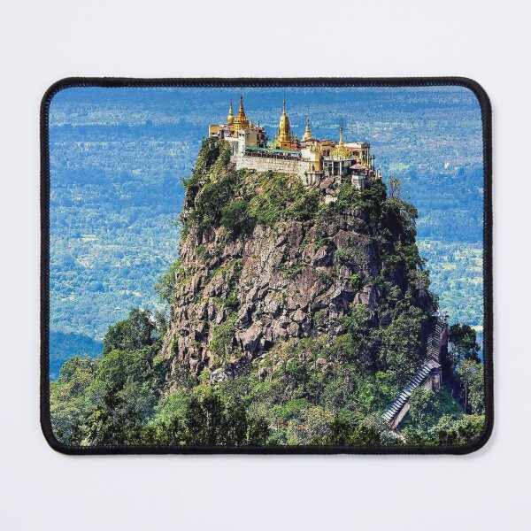 Item preview, BUDDHIST MONASTERY : Taung Kalat on Mount Popa Myanmar Mandalay Print designed and sold by posterbobs.