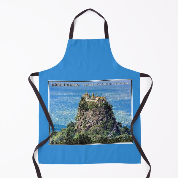 Item preview, BUDDHIST MONASTERY : Taung Kalat on Mount Popa Myanmar Mandalay Print designed and sold by posterbobs.