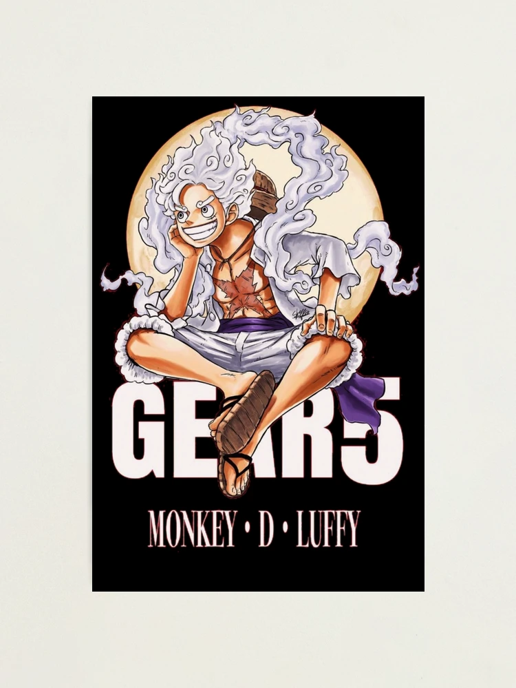 monkey D luffy gear 5 one piece Photographic Print by youranimeworld