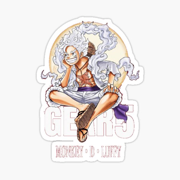 luffy gear 5 - one piece  Sticker for Sale by anime world