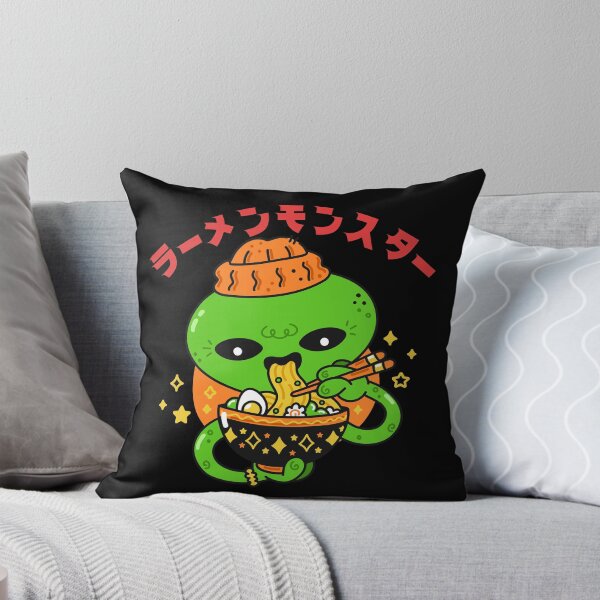 Item preview, Japanese Ramen Monster Alien - Funny designed and sold by Pixelish.
