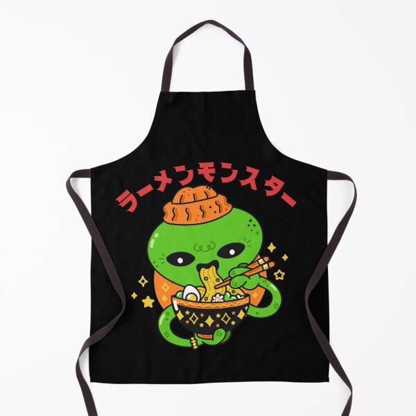 Item preview, Japanese Ramen Monster Alien - Funny designed and sold by Pixelish.