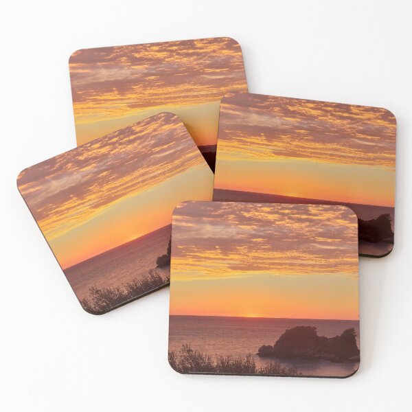 Item preview, Beautiful Sunset in the sea a summer night in an island during vacations  designed and sold by Pixtela ..