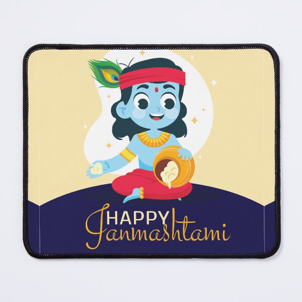 Item preview, Happy janmaashtami Essential T-Shirt designed and sold by PRECALB OUTFIT.