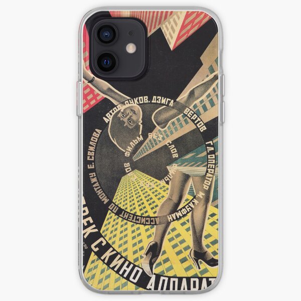 Man with a Movie Camera, vintage movie poster, 1929 iPhone Soft Case