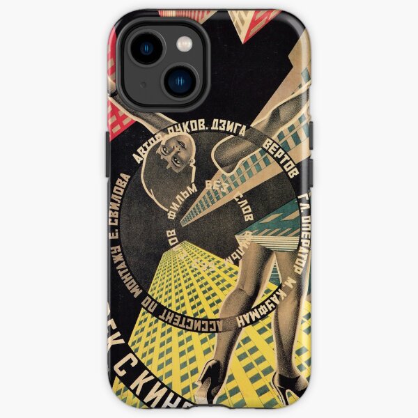 Man with a Movie Camera, vintage movie poster, 1929 iPhone Tough Case