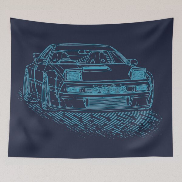 Item preview, Mazda RX7 FC3S Lineart Blueprint designed and sold by JDM Guyvit.