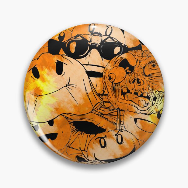 Item preview, Tie Dye Halloween pumpkin party (orange) designed and sold by Martzart.