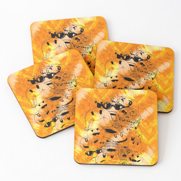 Item preview, Tie Dye Halloween pumpkin party (orange) designed and sold by Martzart.