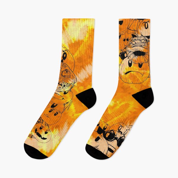 Item preview, Tie Dye Halloween pumpkin party (orange) designed and sold by Martzart.