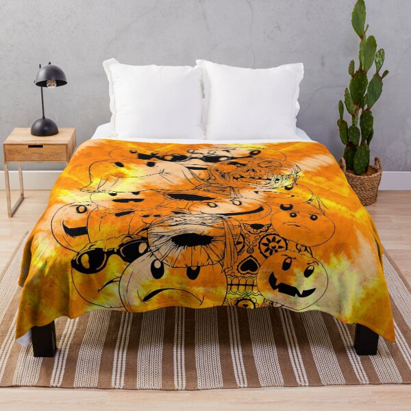 Item preview, Tie Dye Halloween pumpkin party (orange) designed and sold by Martzart.
