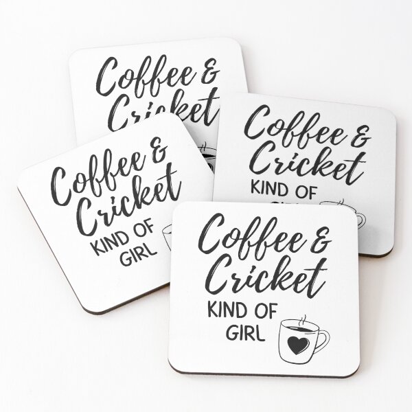 Item preview, Coffee & cricket kind of girl designed and sold by TheGreenGoat.